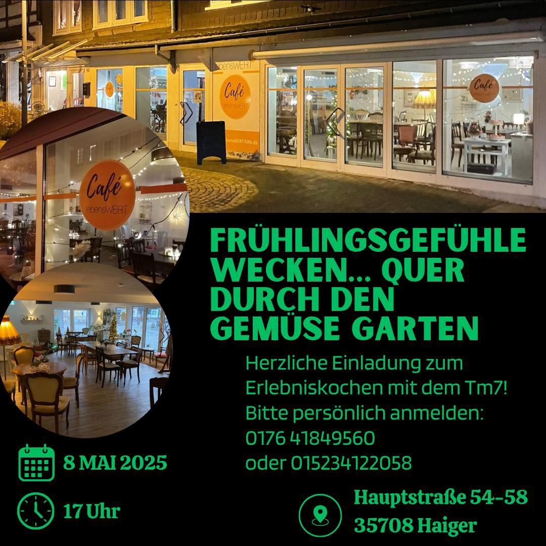 Erlebniskochen im Café lebensWERT